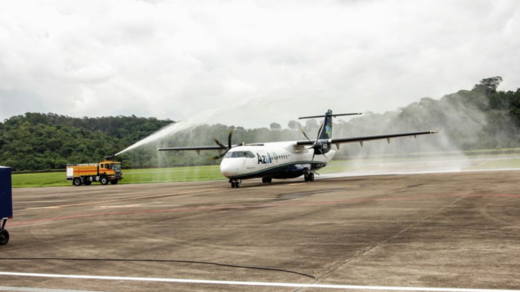 Expansão do Aeroporto Regional do Vale do Aço avança com construção de hangares